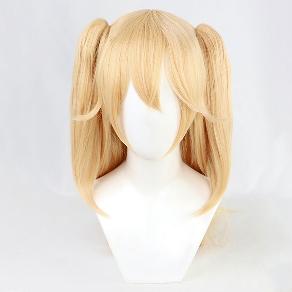 Genshin Impact Fischl Golden Cosplay Wig
