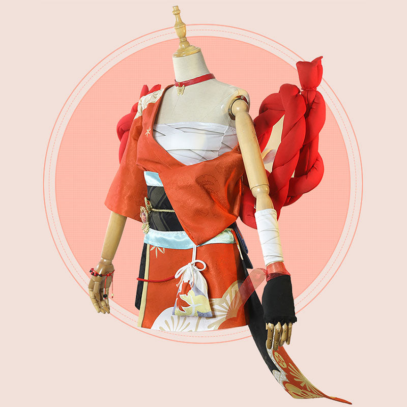 Genshin Impact Yoimiya Halloween Cosplay Costume