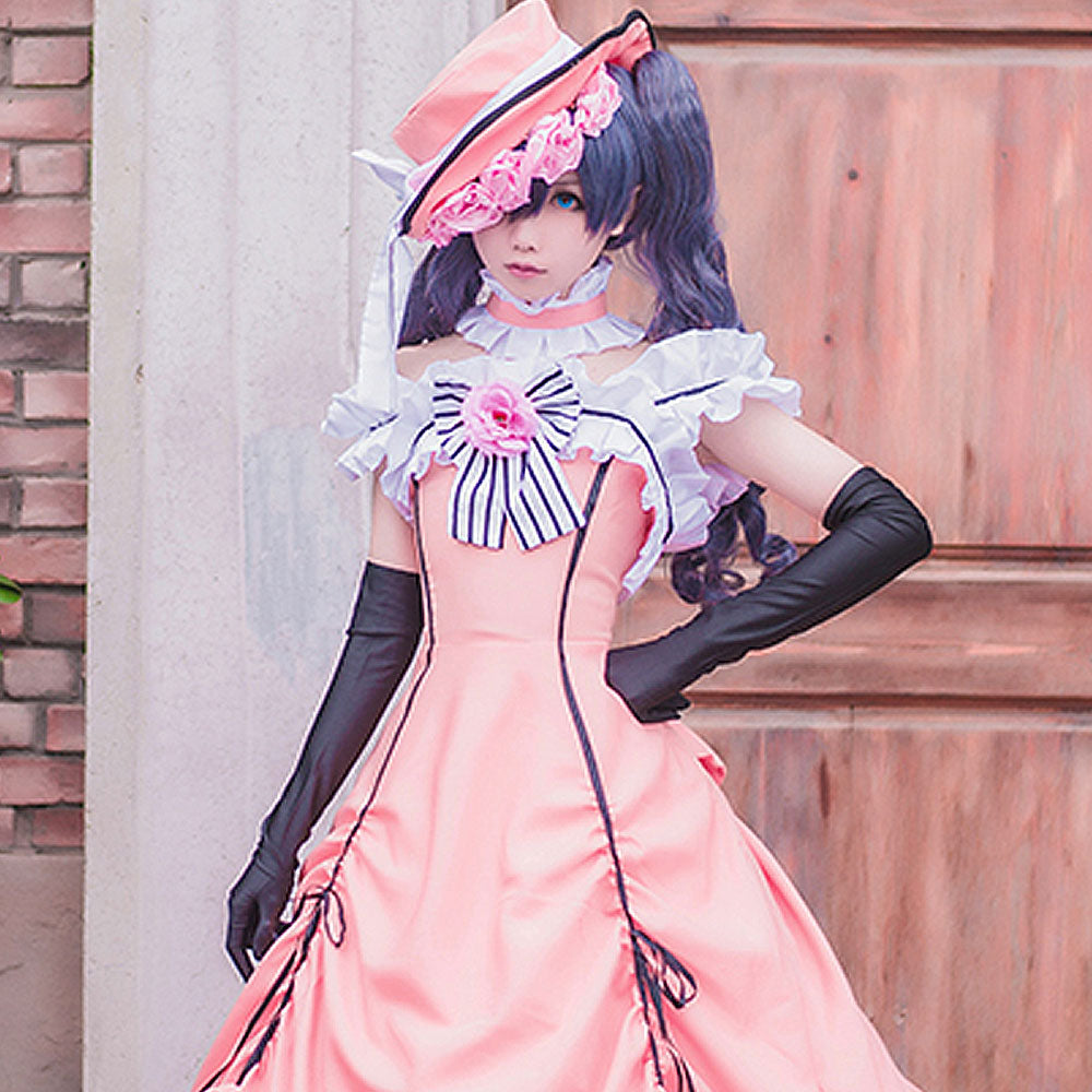 Black Butler Ciel Phantomhive Lolita Dress Halloween Cosplay Costume