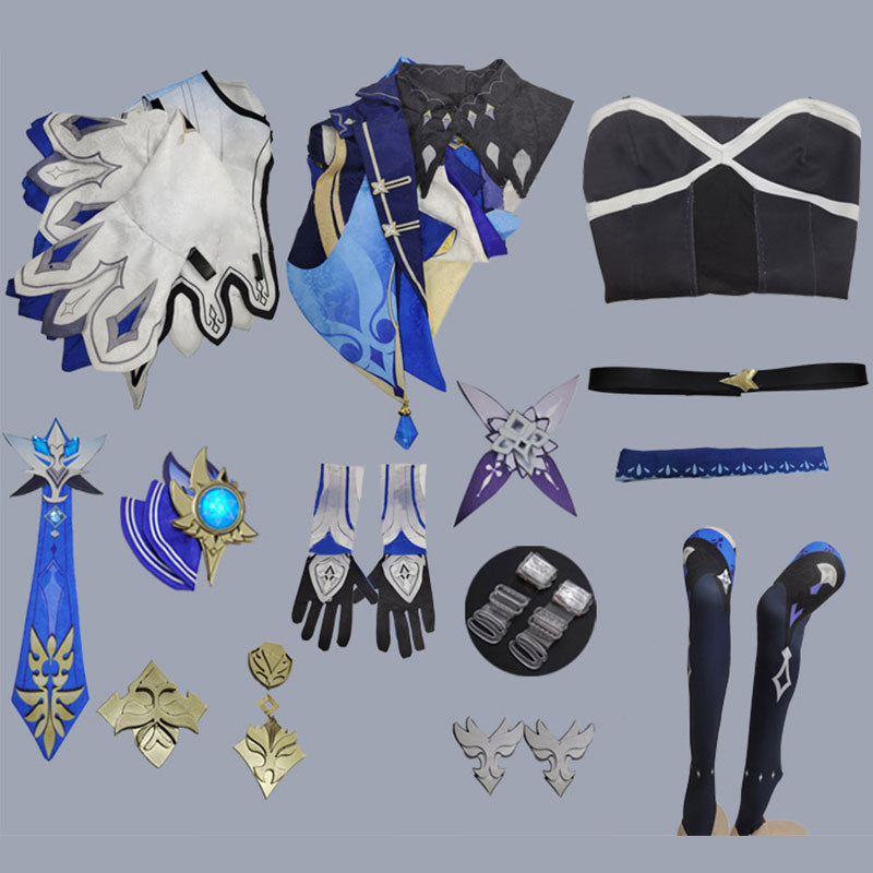 Genshin Impact Eula Cosplay Costume