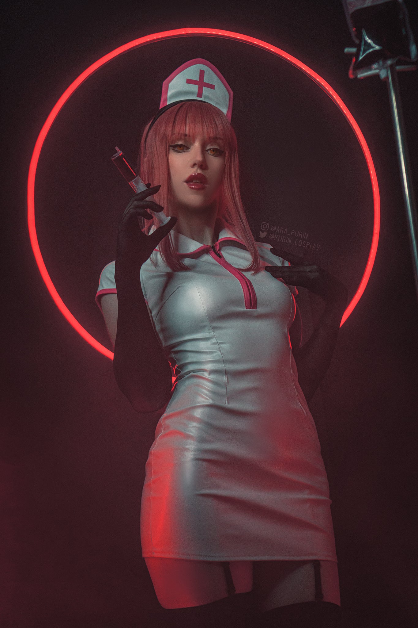 Chainsaw Man Power Makima Nurse Cosplay Costume