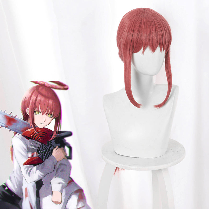 Chainsaw Man Makima Red Cosplay Wig