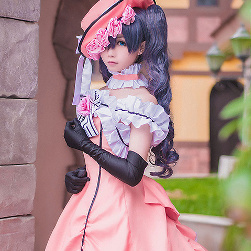 Black Butler Ciel Phantomhive Lolita Dress Halloween Cosplay Costume