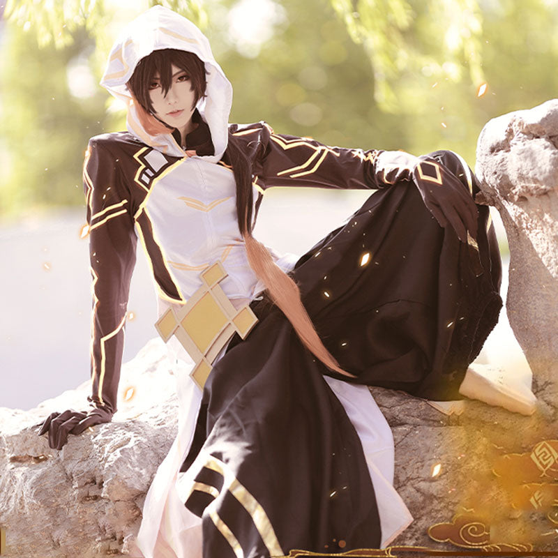 Genshin Impact Morax Zhongli Cosplay Costume