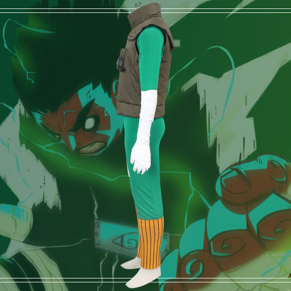 Rock Lee from Naruto Halloween Cosplay Costume - B Edition