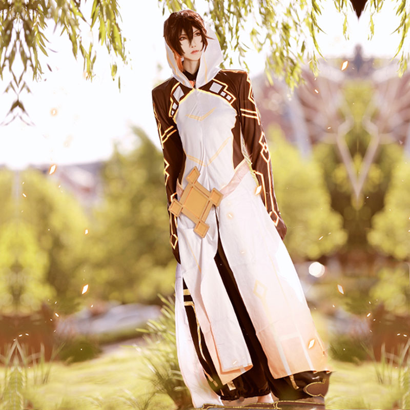 Genshin Impact Morax Zhongli Cosplay Costume