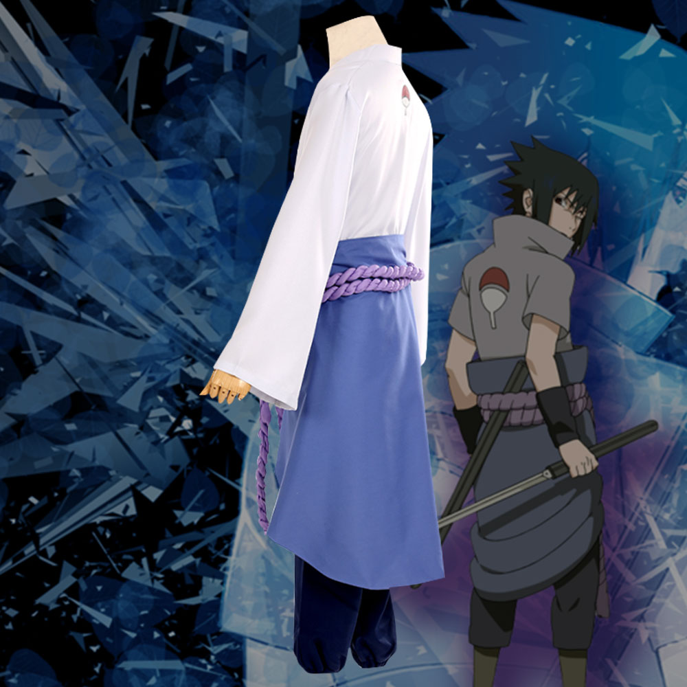 Sasuke Uchiha from Naruto Halloween Cosplay Costume - B Edition