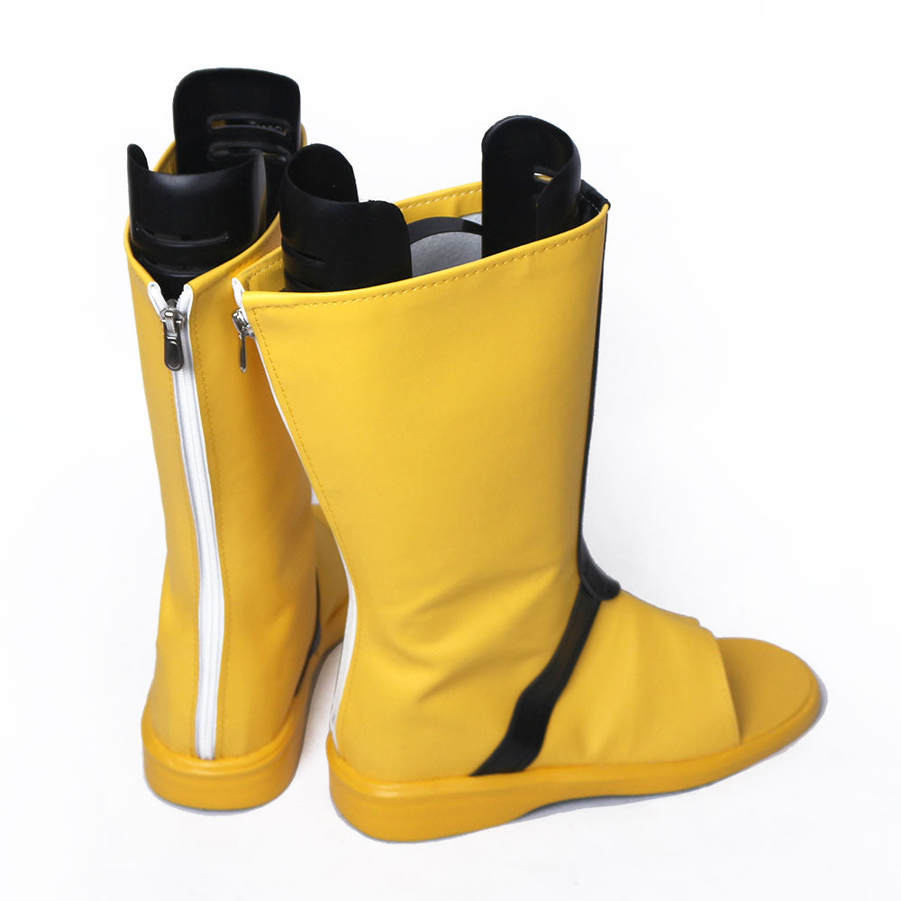 Uzumaki Naruto Nine-Tails Bijuu Mode from Naruto Halloween Golden Shoes Cosplay Boots