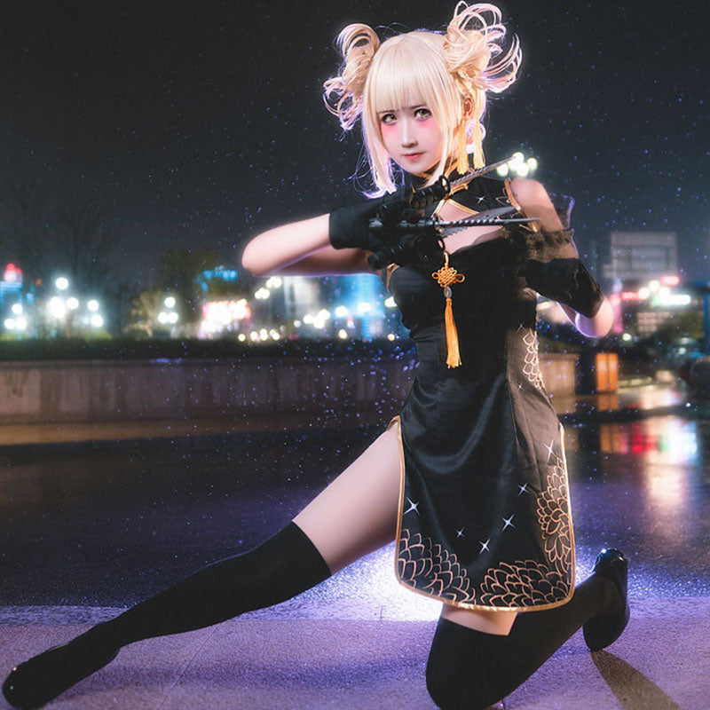 My Hero Academia Boku no Hero Akademia Himiko Toga Cheongsam Halloween Cosplay Costume