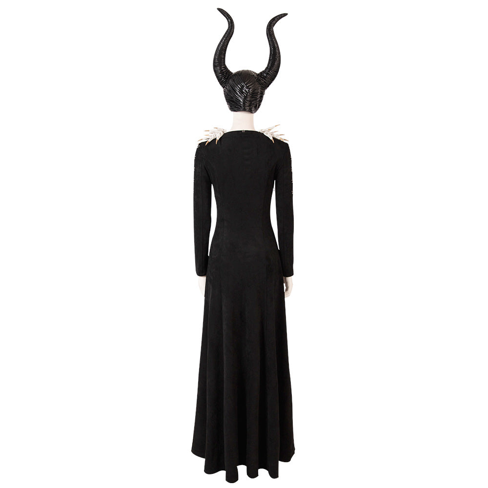 2016 Alice in Maleficent: Mistress of Evil Maleficent Black Halloween Cosplay Costume