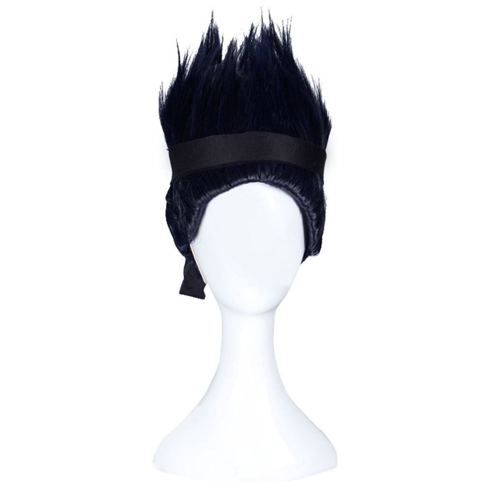 Kisame Hoshigaki from Naruto Halloween Black Blue Cosplay Wig