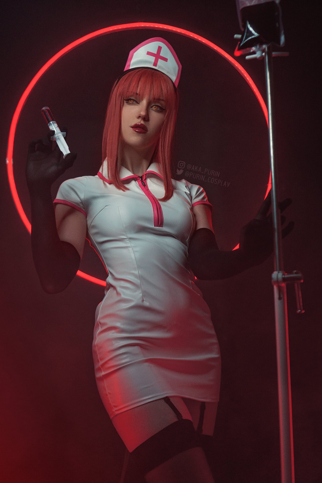 Chainsaw Man Power Makima Nurse Cosplay Costume