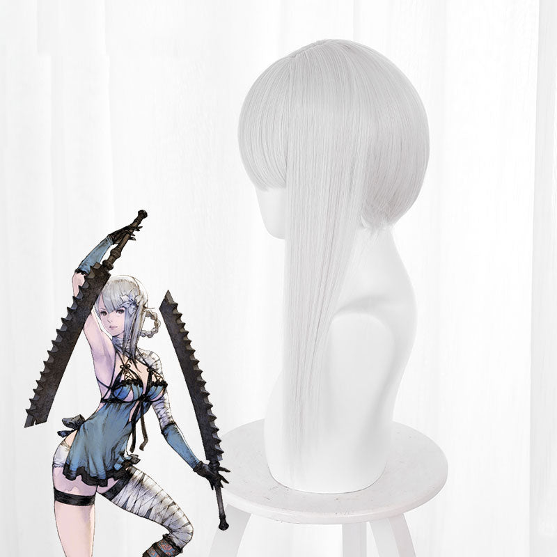 NIER Replicant Gestalt Kaine Silver Cosplay Wig