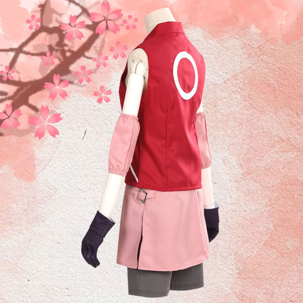 Sakura Haruno from Naruto Halloween Cosplay Costume