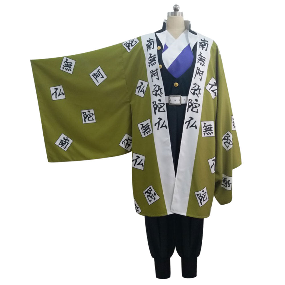 Kimetsu from Demon Slayer No Yaiba Gyomei Himejima Cosplay Costume