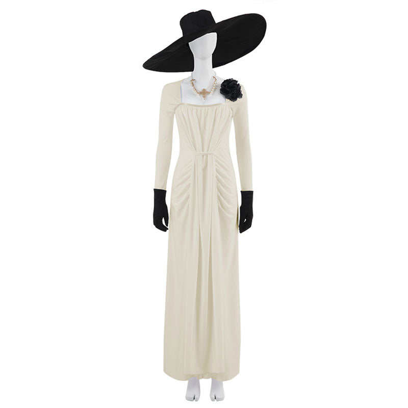 Resident Evil 8 Village Alcina Dimitrescu Vampire Lady Dimitrescu Halloween Cosplay Costume