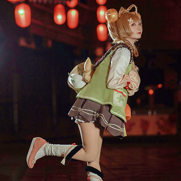 Yaoyao from Genshin Impact Halloween Cosplay Costume