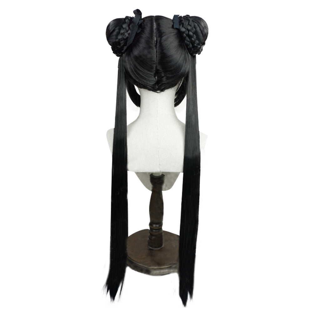 Cardcaptor Sakura Meiling Li Black Cosplay Wig