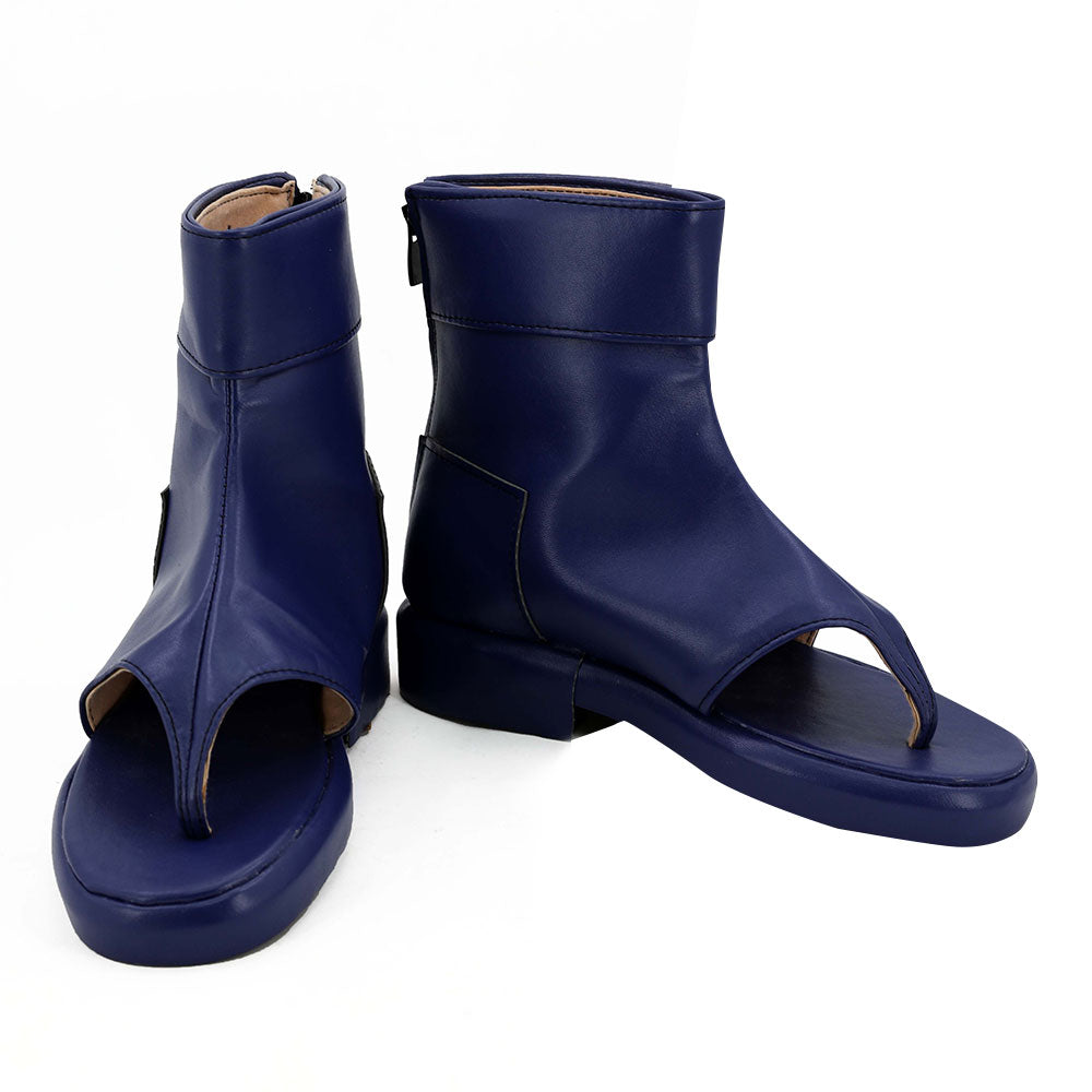 Young Tsunade from Naruto Halloween Blue Cosplay Shoes