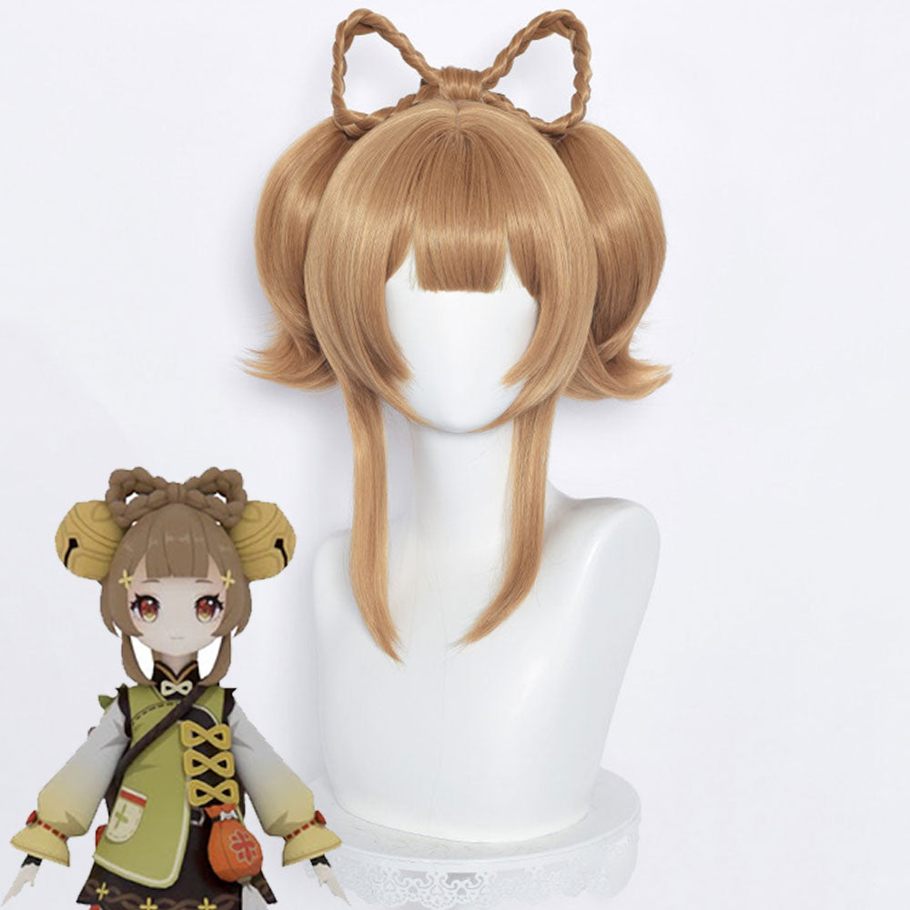 Genshin Impact Yaoyao Light Brown Cosplay Wig