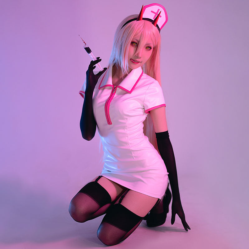 Chainsaw Man Power Makima Nurse Cosplay Costume