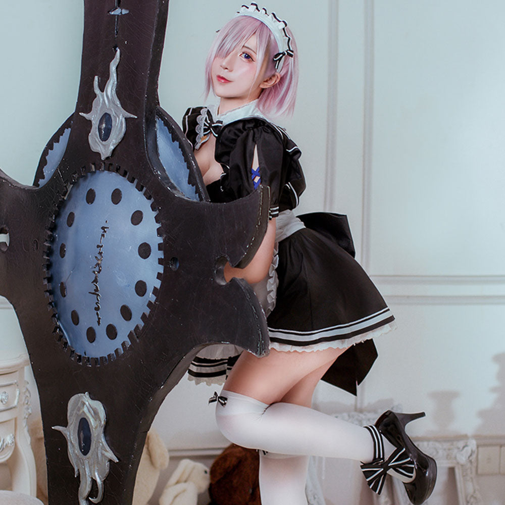 Fate Grand Order Mash Kyrielight 2020 Maid Cosplay Costume