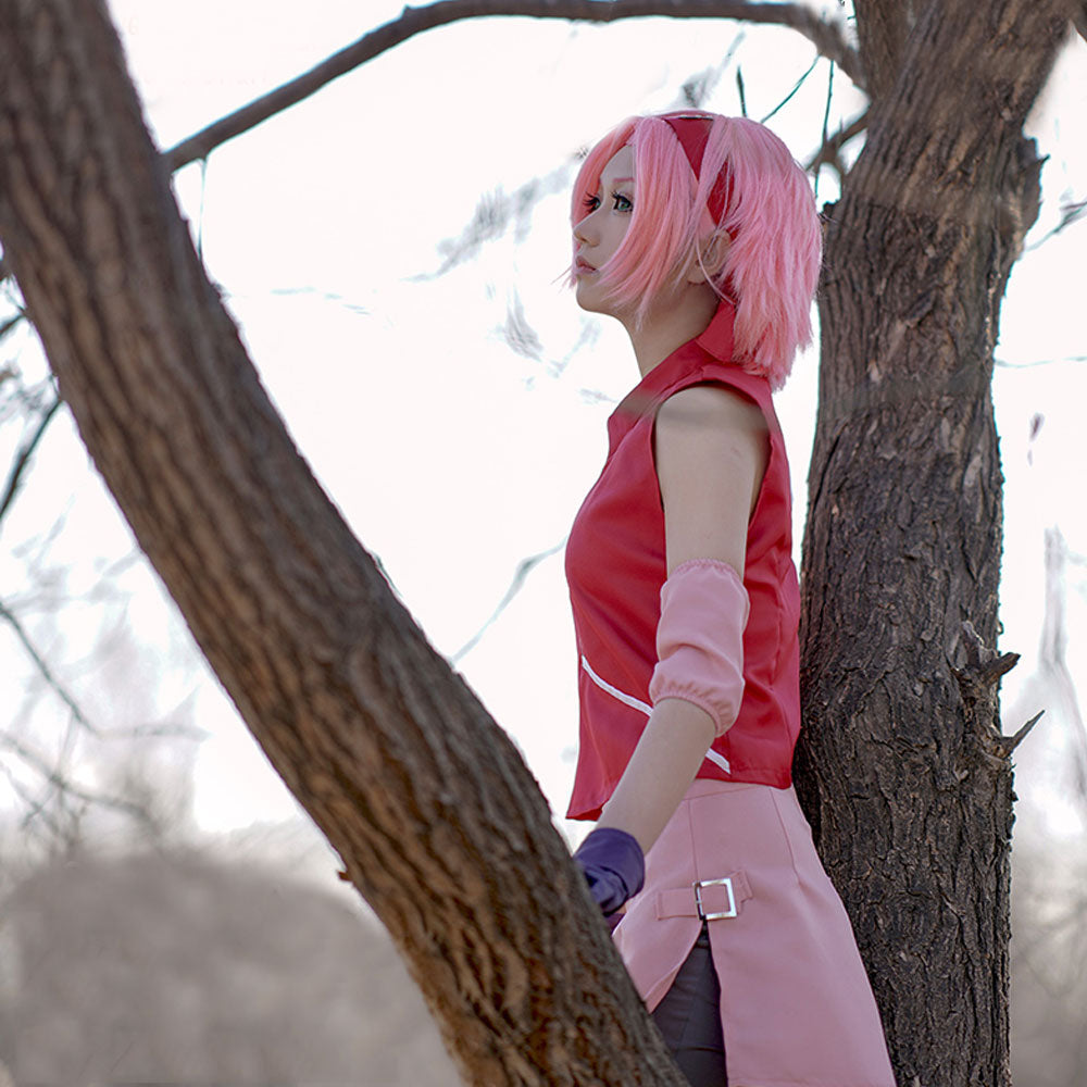 Sakura Haruno from Naruto Halloween Cosplay Costume