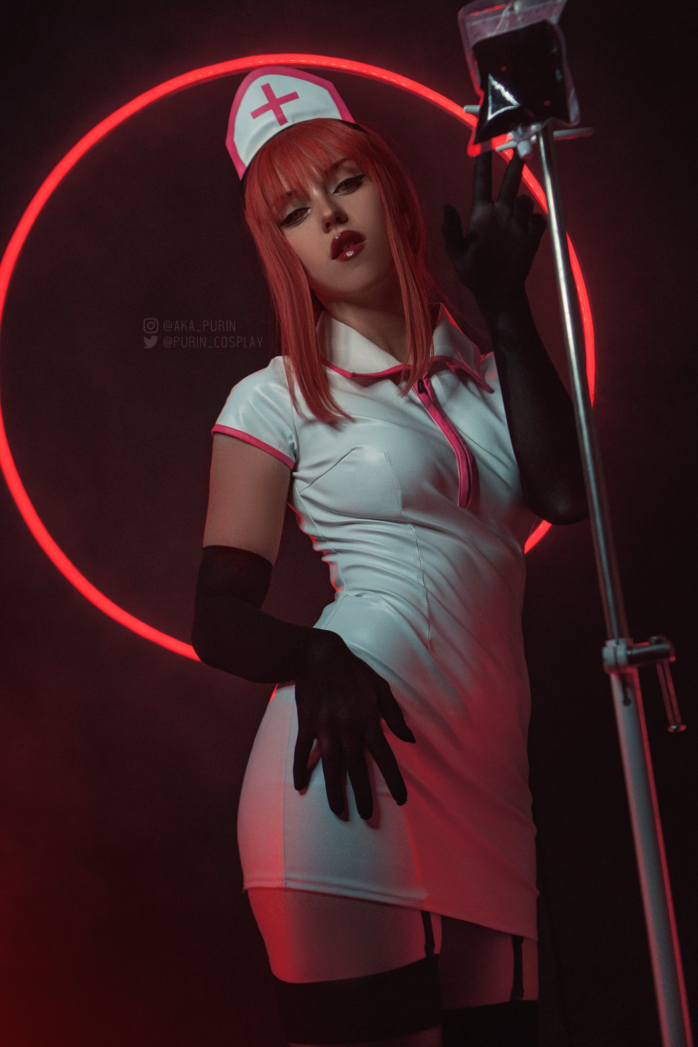 Chainsaw Man Power Makima Nurse Cosplay Costume