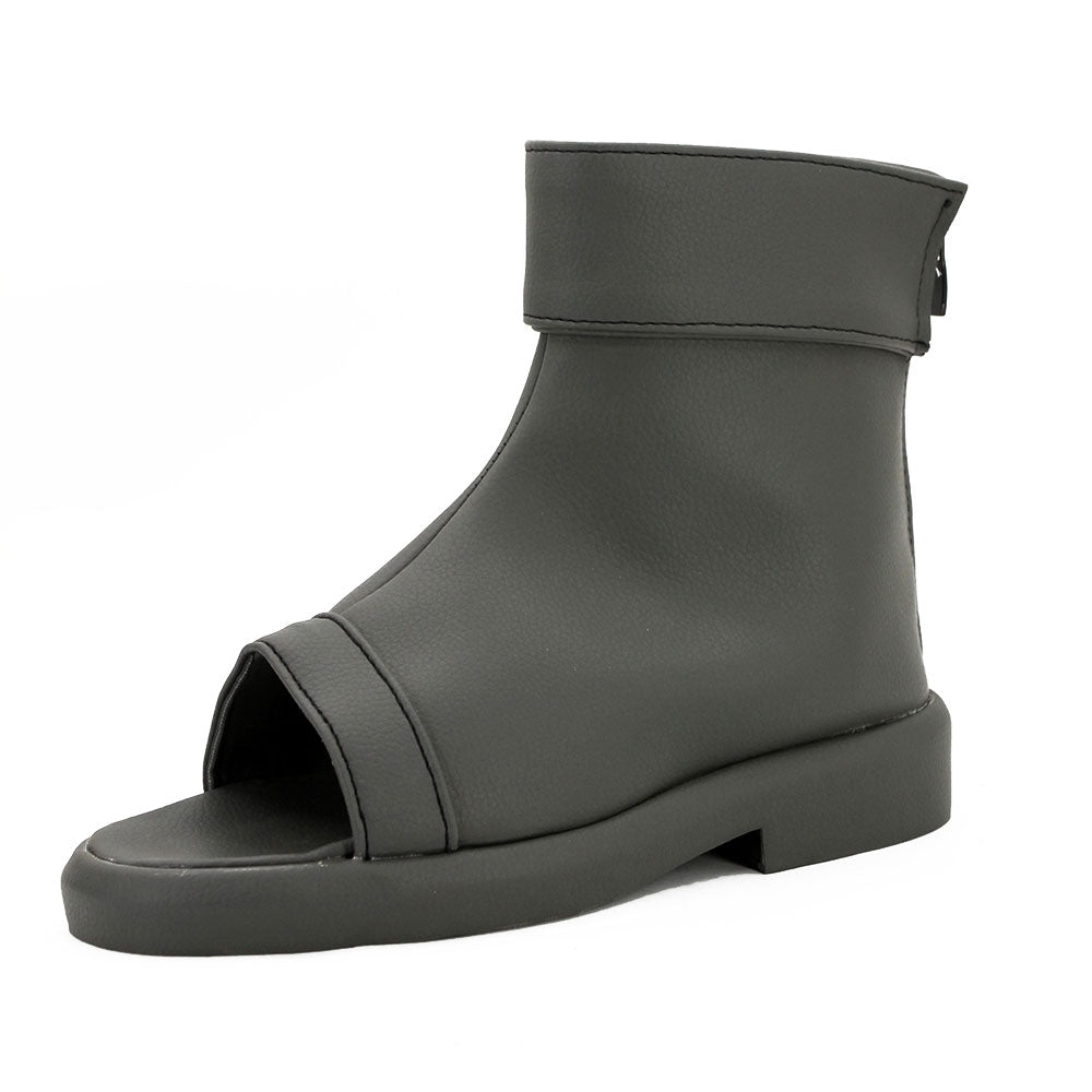 Kushina Uzumaki from Naruto Halloween Grey Cosplay Shoes
