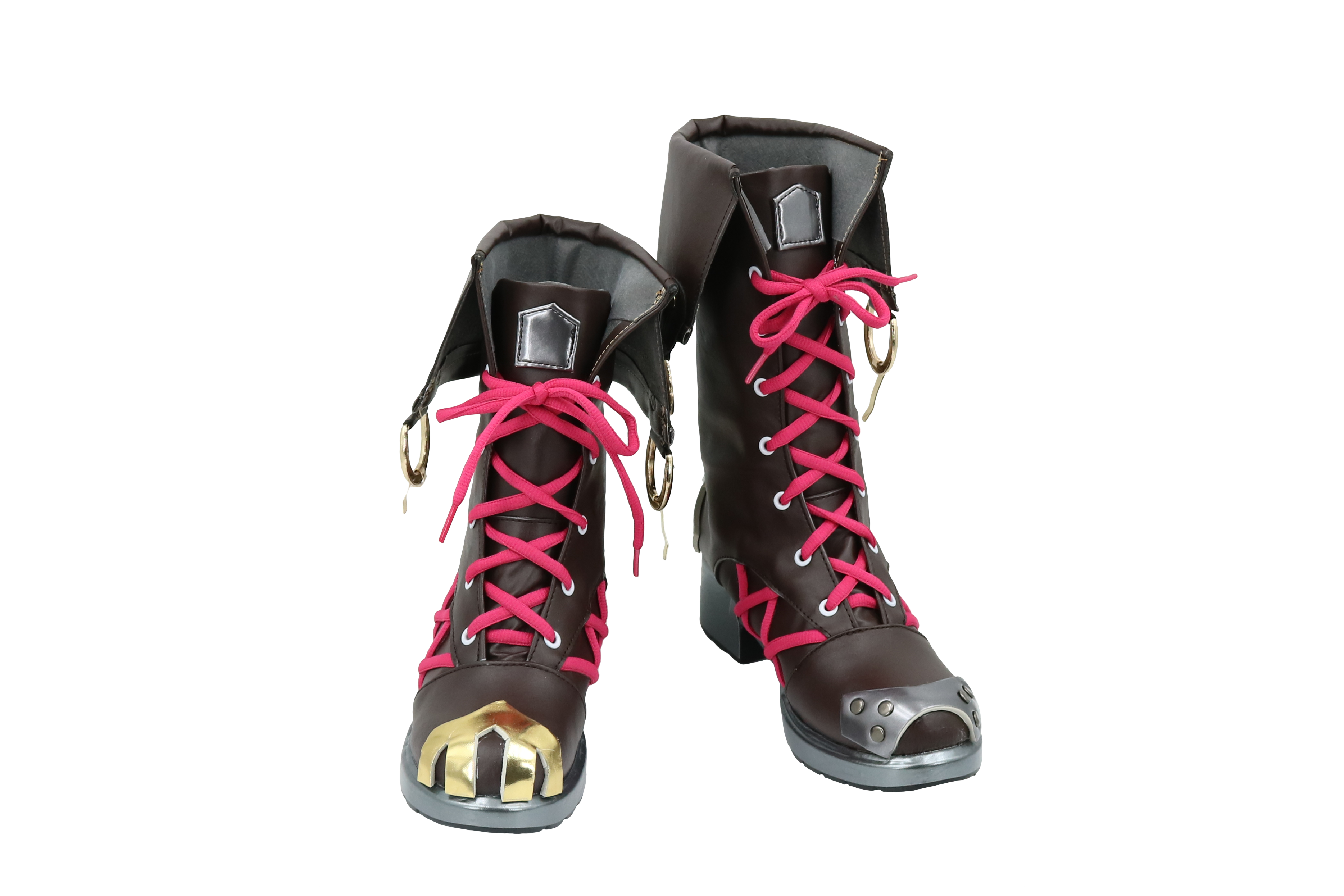 League of Legends LOL Arcane Jinx Brown Cosplay boots