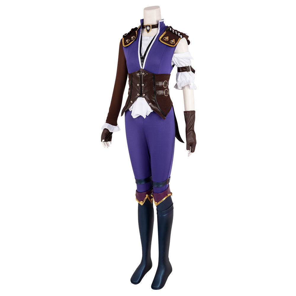 Arcane Caitlyn from League of Legends LOL Cosplay Costume