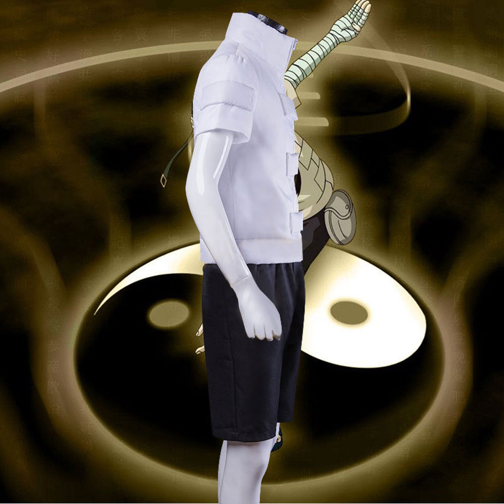 Neji Hyuga Neji Hyuuga from Naruto Halloween Black Kimono Cosplay Costume