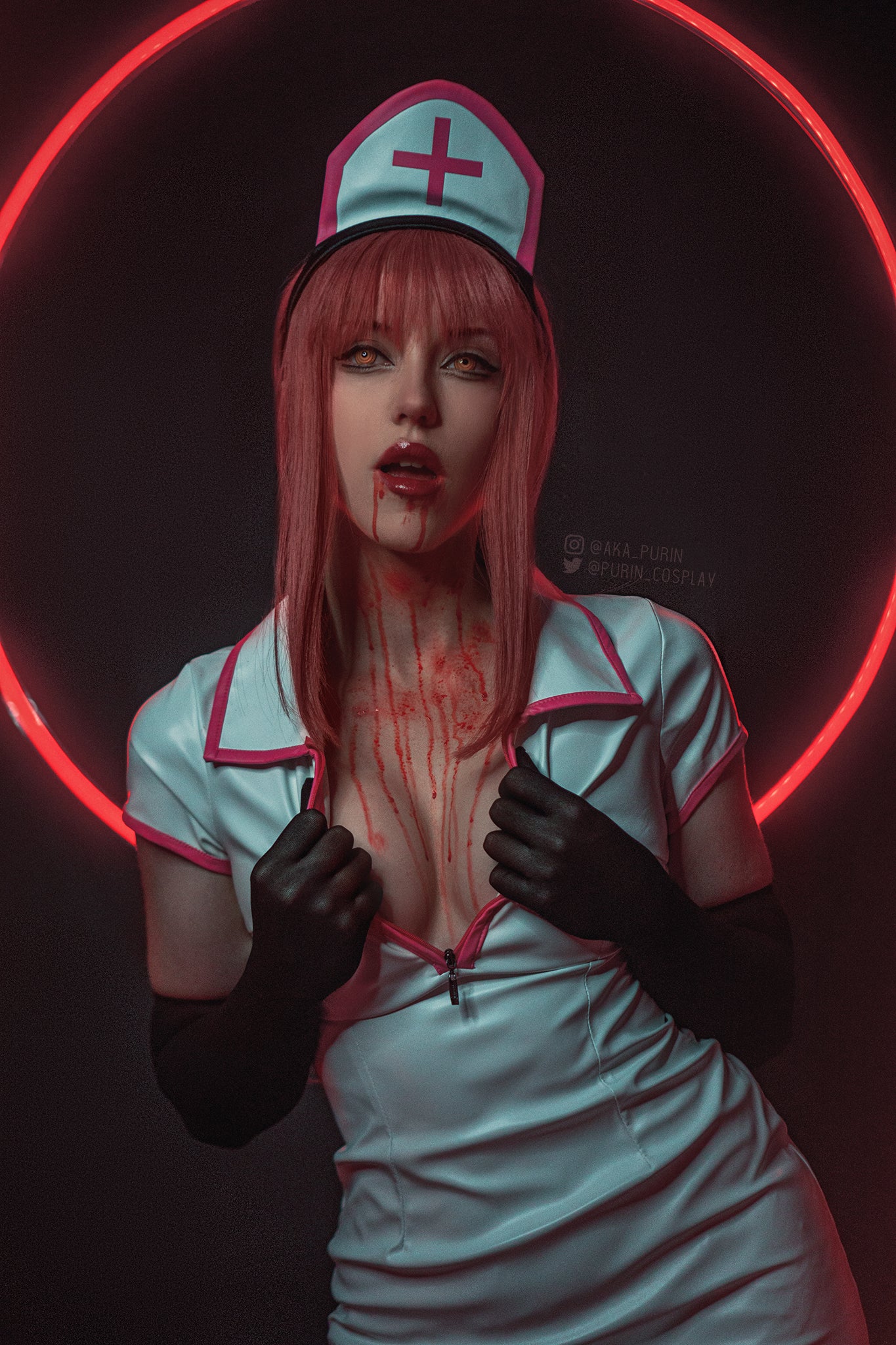 Chainsaw Man Power Makima Nurse Cosplay Costume