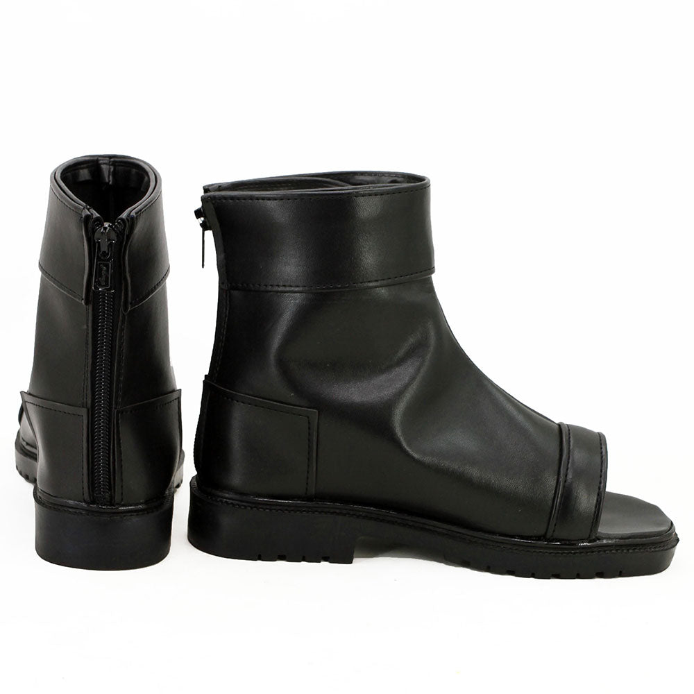 Sarada Uchiha from Boruto: Naruto Next Generations Halloween Black Cosplay Shoes