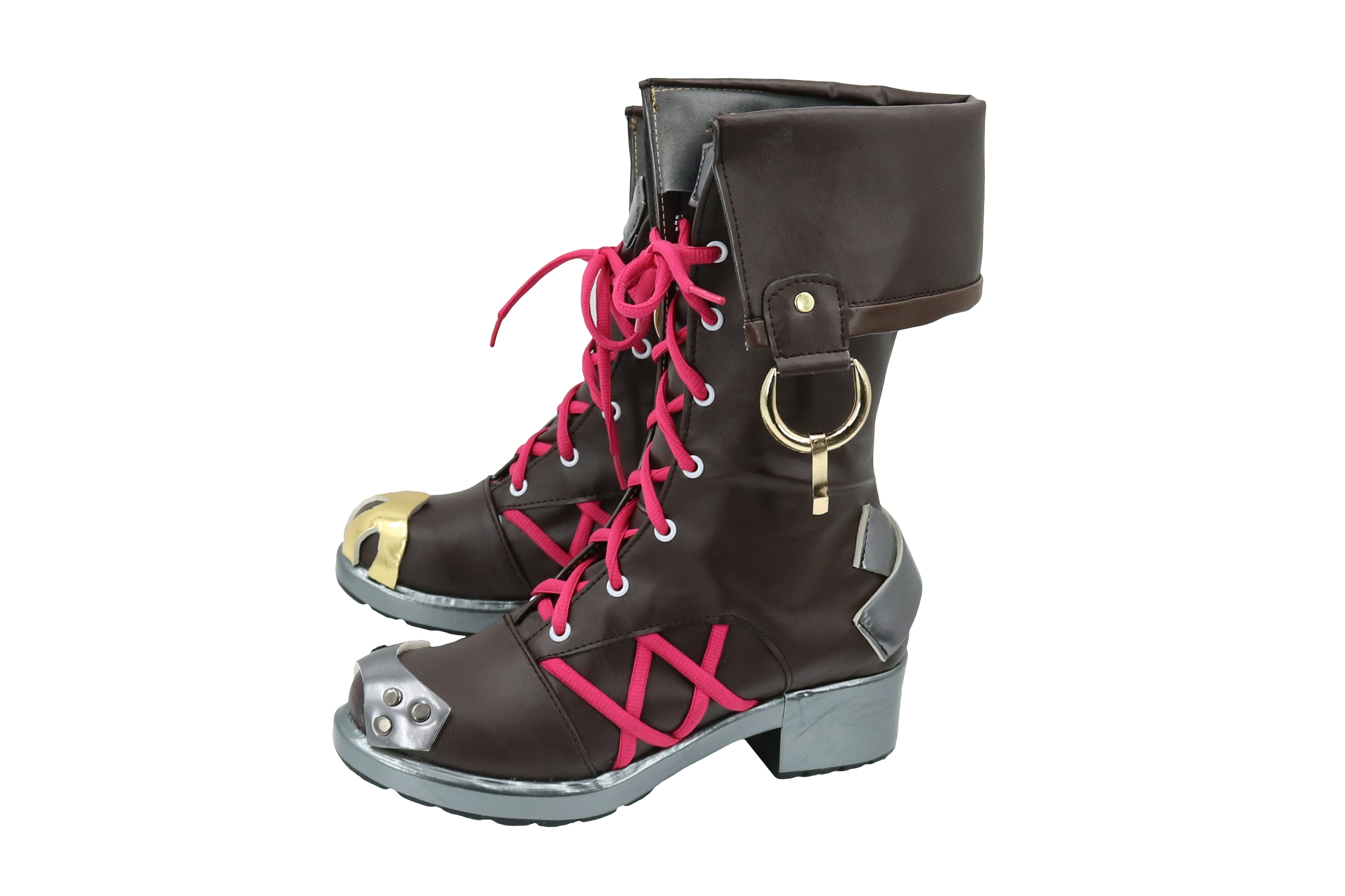League of Legends LOL Arcane Jinx Brown Cosplay boots