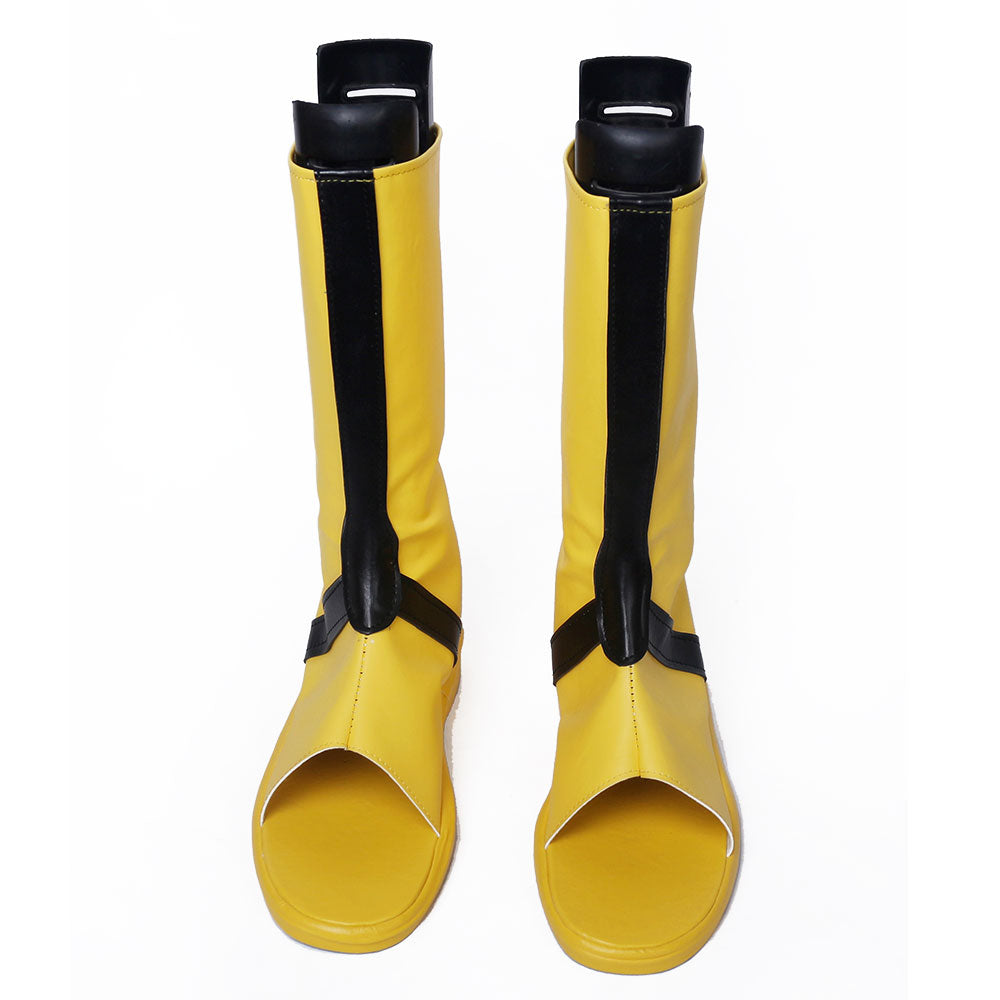 Uzumaki Naruto Nine-Tails Bijuu Mode from Naruto Halloween Golden Shoes Cosplay Boots