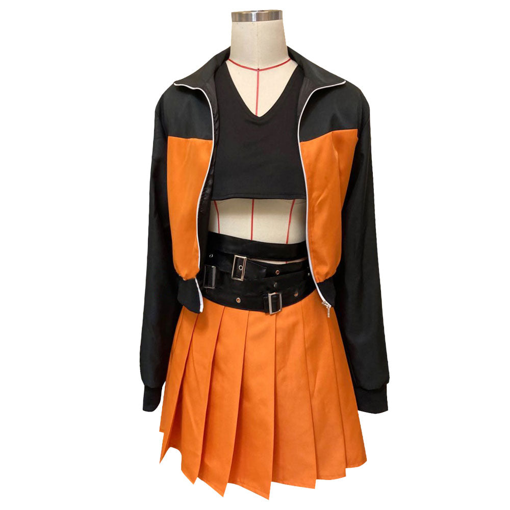 Female Naruto Uzumaki from Naruto Halloween Cosplay Costume