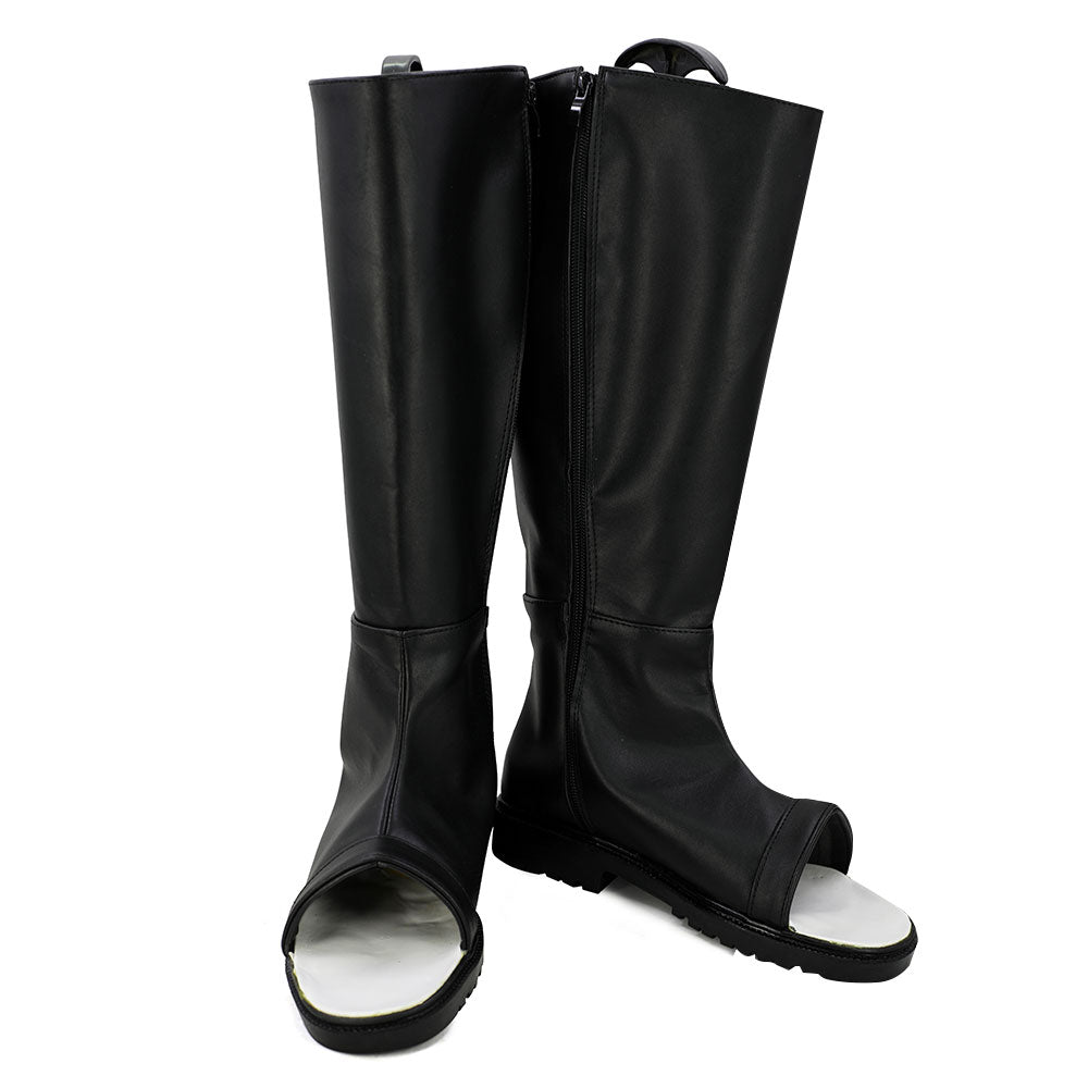 Sakura Haruno from Naruto Halloween Black Shoes Cosplay Boots