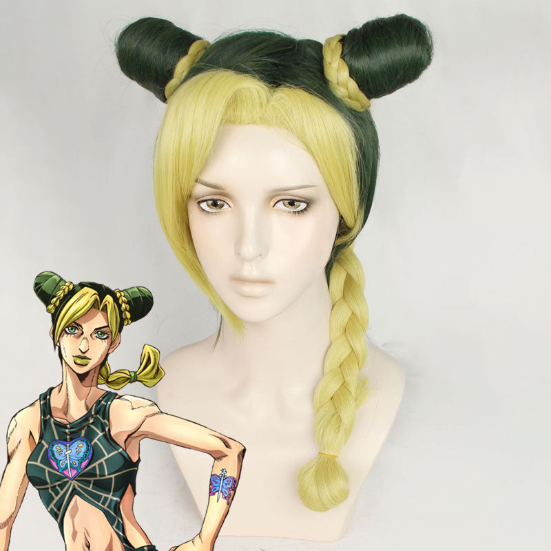 JoJo's Bizarre Adventure: Stone Ocean Anime Jolyne Cujoh Green Cosplay Wig