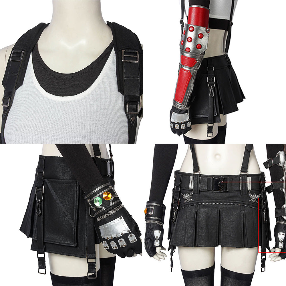 Final Fantasy VII Remake Rebirth FF7 Tifa Lockhart Cosplay Costume