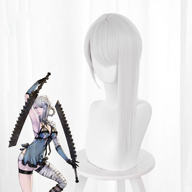 NIER Replicant Gestalt Kaine Silver Cosplay Wig