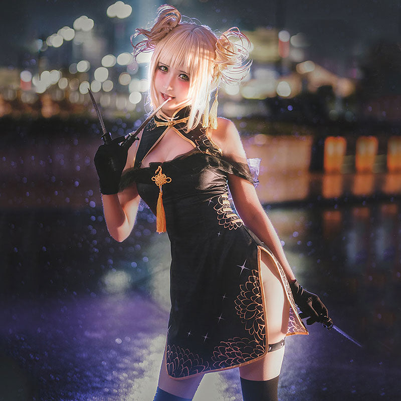 My Hero Academia Boku no Hero Akademia Himiko Toga Cheongsam Halloween Cosplay Costume