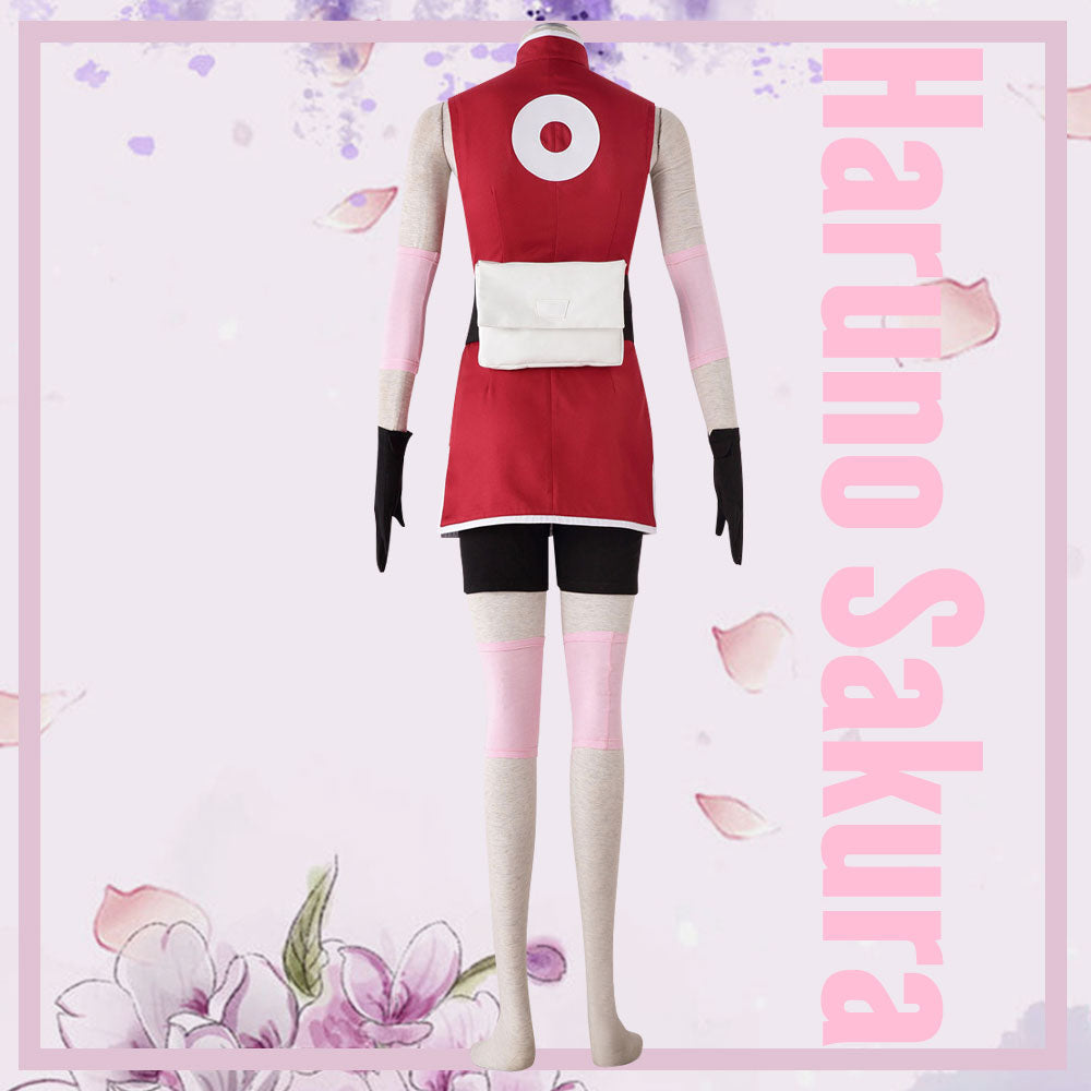 Haruno Sakura from Boruto Naruto Halloween Cosplay Costume - B Edition
