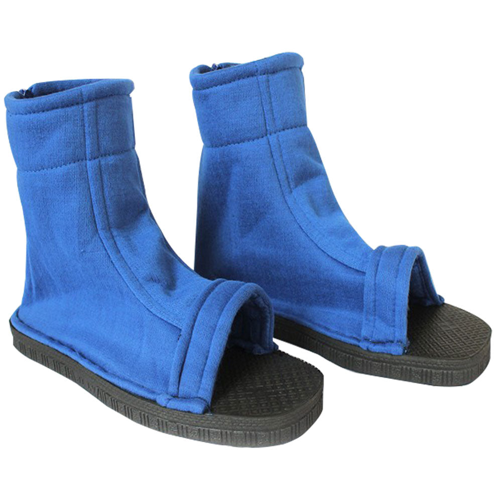 Naruto Konoha Halloween Blue Cosplay Shoes