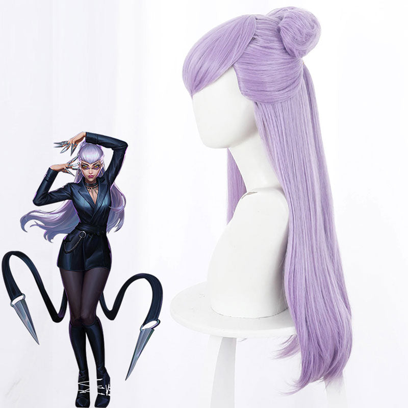 League Of Legends LOL 2020 KDA K/DA Evelynn Purple Cosplay Wig