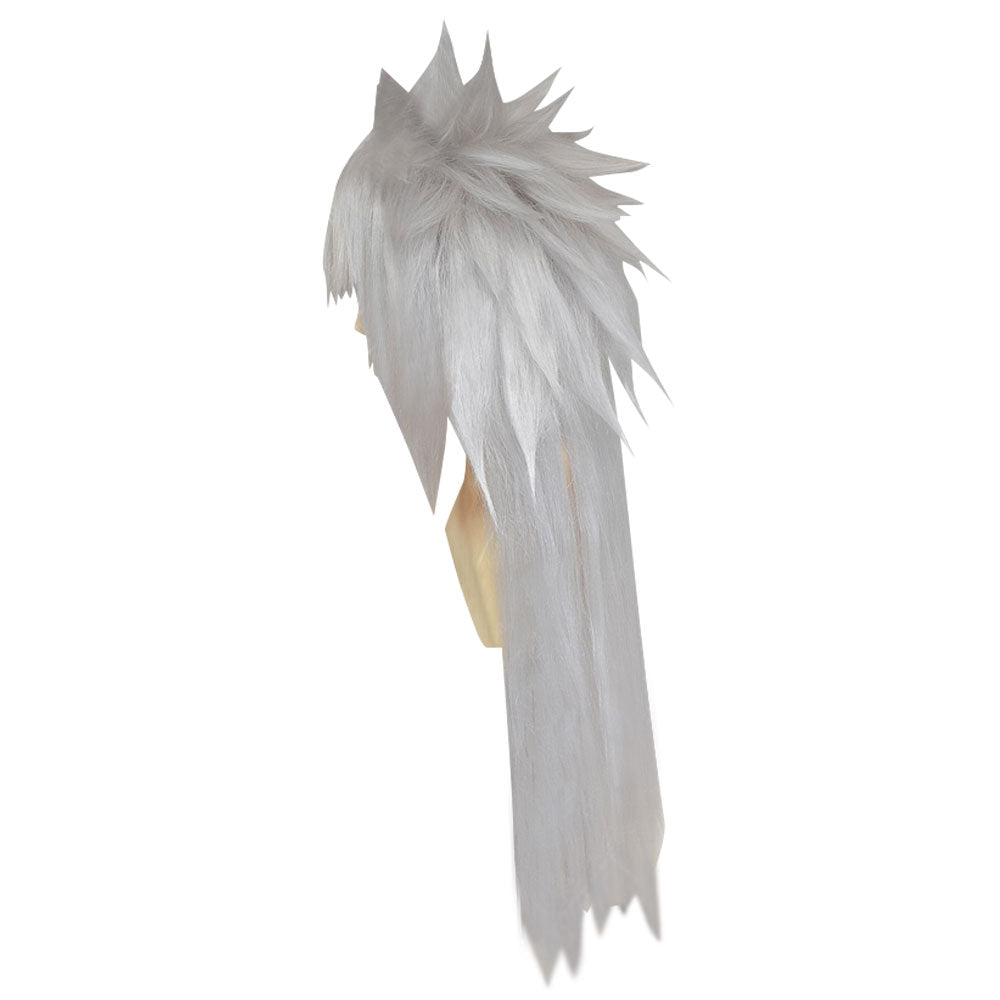 Shippuuden Jiraiya from Naruto Halloween Silver Grey Cosplay Wig