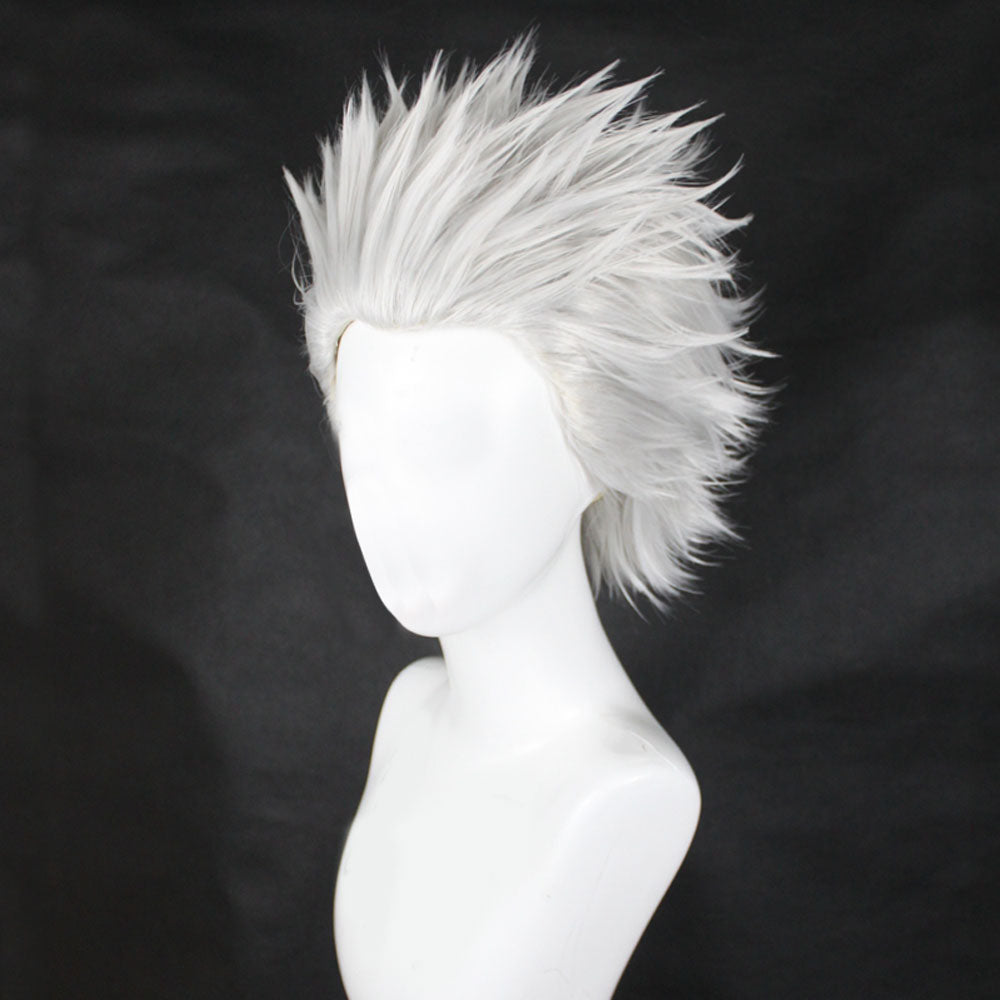 Tobirama Senju from Naruto Halloween Silver White Cosplay Wig