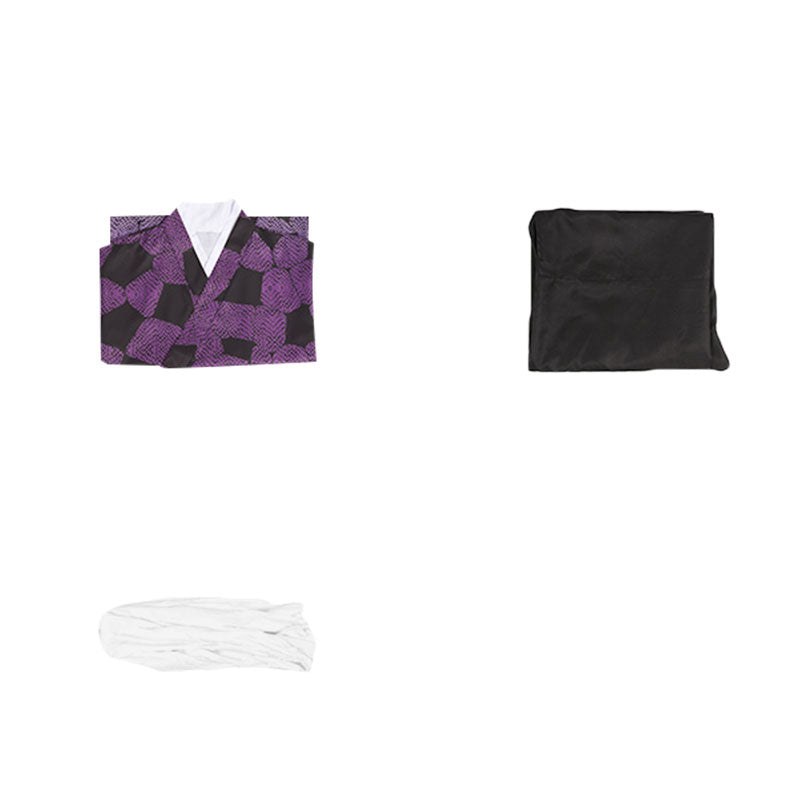 Demon Slayer: Kimetsu No Yaiba Kokushibou Kokushibo Tsugikuni Michikatsu Cosplay Costume