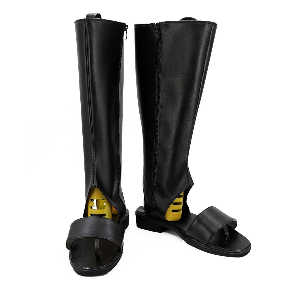 Sasuke Uchiha from Naruto Halloween Black Shoes Cosplay Boots