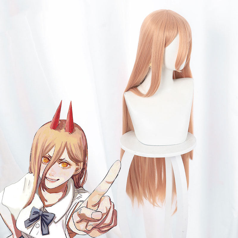 Chainsaw Man Power Orange Cosplay Wig
